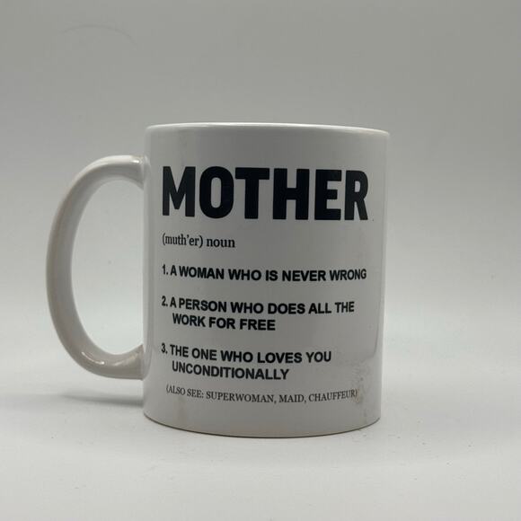 Definition of Mother – White Ceramic Coffee Mug (11oz) - Picture 2 of 2
